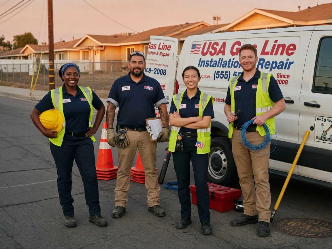 Gas Line Installation company in Novice, TX